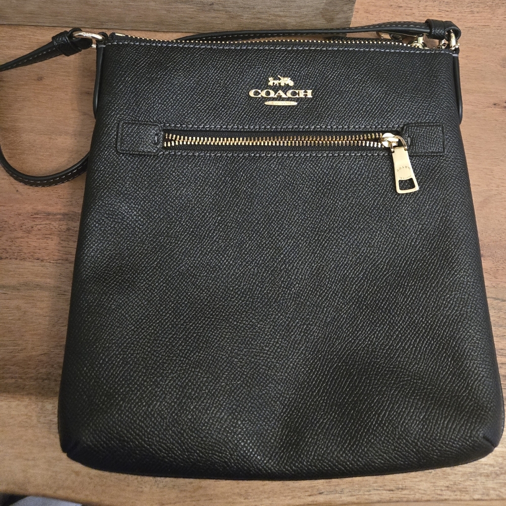 Mini Rowan File Bag Coach Black Crossbody Bag